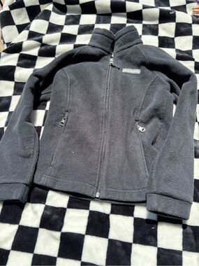 Youth small (7/8) black Columbia zip up